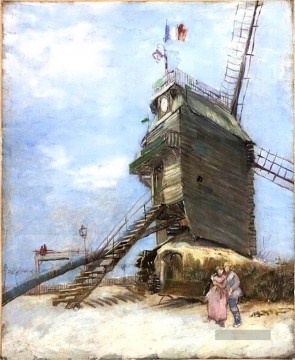 Le Moulin de la Galette 4 Vincent van Gogh Ölgemälde